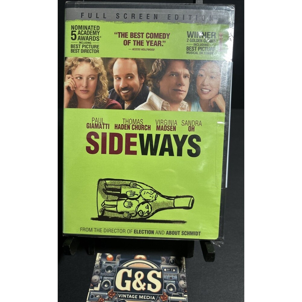Sideways (DVD, 2005) Full Screen Edition — Brand New & Sealed | 20th Century Fox